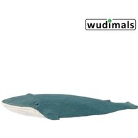 Wudimals A040812 - Blauwal, Blue Whale, handgeschnitzt aus Holz Wudimals A040812 - Blauwal, Blue Whale, handgeschnitzt aus Holz von Corvus