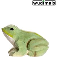 Wudimals A040815 - Frosch, Frog, handgeschnitzt aus Holz von Corvus