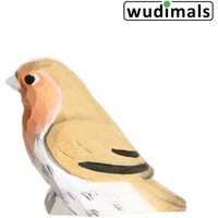 Wudimals A041003 - Rotkehlchen, Robin, handgeschnitzt aus Holz von Corvus