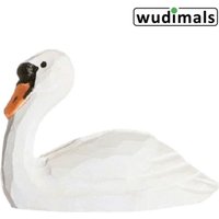 Wudimals A041006 - Schwan, Swan, handgeschnitzt aus Holz von Corvus