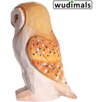 Wudimals A041008 - Schleiereule, Barn Owl, handgeschnitzt aus Holz von Corvus