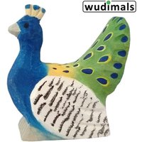 Wudimals A041009 - Pfau, Peacock, handgeschnitzt aus Holz von Corvus