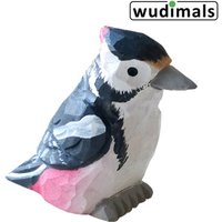 Wudimals A041010 - Specht, Woodpecker, handgeschnitzt aus Holz von Corvus