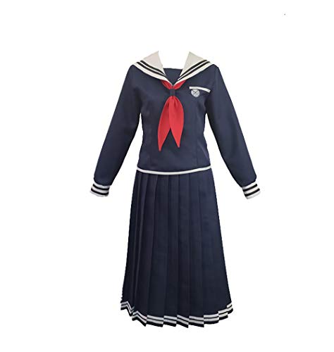 Cos-Animefly Anime Toko Fukawa Cosplay Kostüm Japanische Schule Mädchen Matrosen Kleid Shirt Uniform Full Set Schwarz Cos-Animefly Anime Toko Fukawa Cosplay Kostüm Japanische Schule Mädchen Matrosen Kleid Shirt Uniform Full Set Schwarz von Cos-Animefly