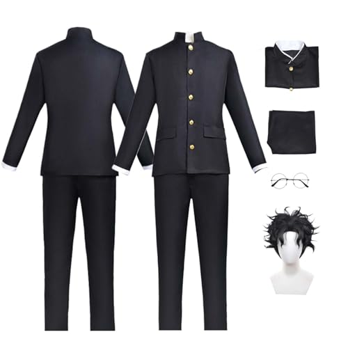 CosDogs Anime Dandadan Ken Takakura Cosplay Kostüm mit Perücke Schwarz Anzug Zubehör Frauen Männer Kinder Outfit Halloween Karneval Kleid Overall Kimono CosDogs Anime Dandadan Ken Takakura Cosplay Kostüm mit Perücke Schwarz Anzug Zubehör Frauen Männer Kinder Outfit Halloween Karneval Kleid Overall Kimono von CosDogs