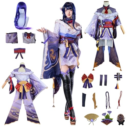 CosDogs Anime Genshin Impact Beelzebul Cosplay Kostüm mit Perücke Abzeichen Kopfschmuck Zubehör Herren Damen Kinder Outfit Halloween Karneval Kleid Rollenspielanzug CosDogs Anime Genshin Impact Beelzebul Cosplay Kostüm mit Perücke Abzeichen Kopfschmuck Zubehör Herren Damen Kinder Outfit Halloween Karneval Kleid Rollenspielanzug von CosDogs