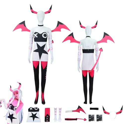 CosDogs Anime Hazbin Hotel Verosika Mayday Cosplay Kostüm Weiße Bluse Lange Hose Zubehör Frauen Männer Kinder Outfit Halloween Karneval Kleid Overall Kimono Anzug CosDogs Anime Hazbin Hotel Verosika Mayday Cosplay Kostüm Weiße Bluse Lange Hose Zubehör Frauen Männer Kinder Outfit Halloween Karneval Kleid Overall Kimono Anzug von CosDogs