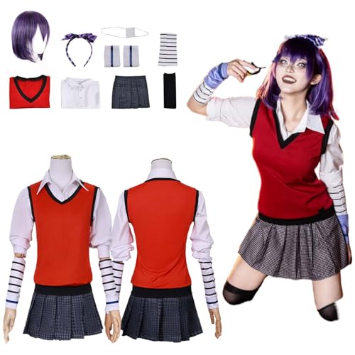 CosDogs Anime Kakegurui Midari Ikishima Cosplay Kostüm mit Perücke Augenmaske Kopfschmuck Zubehör Herren Damen Unisex Outfit Halloween Karneval Weihnachtsfeier Rollenspiel Uniform kompletter Anzug CosDogs Anime Kakegurui Midari Ikishima Cosplay Kostüm mit Perücke Augenmaske Kopfschmuck Zubehör Herren Damen Unisex Outfit Halloween Karneval Weihnachtsfeier Rollenspiel Uniform kompletter Anzug von CosDogs