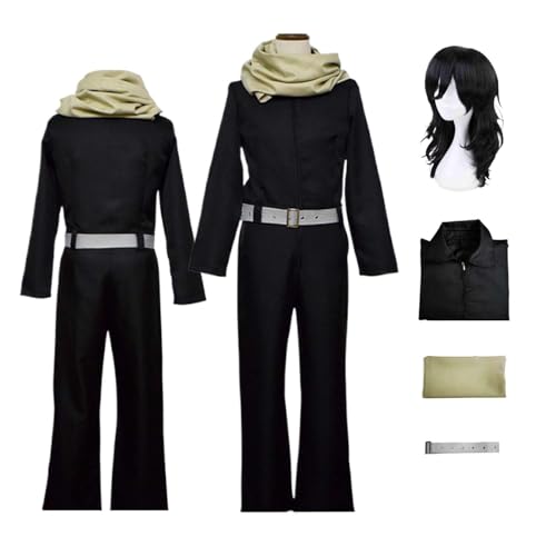 CosDogs Anime My Hero Academia Aizawa Shouta Cosplay Kostüm mit Perücke für Frauen und Männer Ankleiden schwarzer Overall komplettes Set Anzug Zubehör Halloween Karneval Party Rollenspiel Outfits CosDogs Anime My Hero Academia Aizawa Shouta Cosplay Kostüm mit Perücke für Frauen und Männer Ankleiden schwarzer Overall komplettes Set Anzug Zubehör Halloween Karneval Party Rollenspiel Outfits von CosDogs