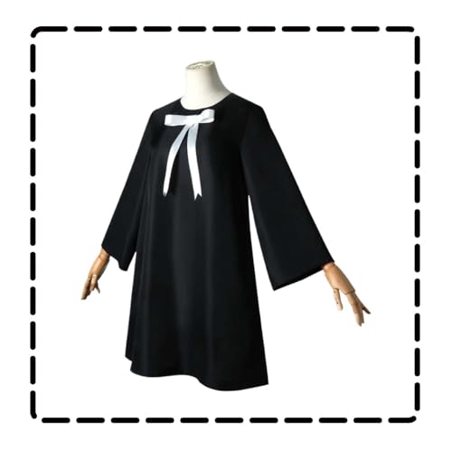 CosDogs Anime SPY×FAMILY A’nya F’orger Cosplay-Kostüm mit Perücke Kopfschmuck Accessoires Damen Herren Kinder Halloween Karneval schwarzes Kleid Kimono CosDogs Anime SPY×FAMILY A’nya F’orger Cosplay-Kostüm mit Perücke Kopfschmuck Accessoires Damen Herren Kinder Halloween Karneval schwarzes Kleid Kimono von CosDogs