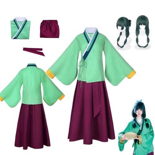 CosDogs Anime The Apothecary Diaries Maomao Cosplay Kostüm mit Perücke Grün Hanfu Zubehör Damen Herren Kinder Outfit Halloween Karneval Kleid Jumpsuit Kimono Anzug CosDogs Anime The Apothecary Diaries Maomao Cosplay Kostüm mit Perücke Grün Hanfu Zubehör Damen Herren Kinder Outfit Halloween Karneval Kleid Jumpsuit Kimono Anzug von CosDogs
