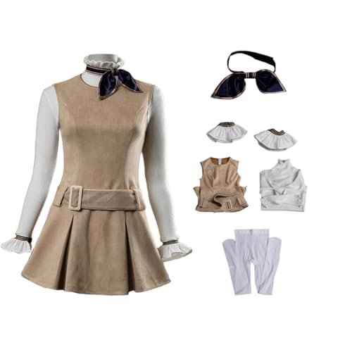 CosFantasy Horrorpuppe, Uniform, Cosplay-Kleid, Damen, ärmellos, Vintage-Stil, Kunstwildleder, T-Shirt-Kleid, 5 Stück, FY0160 M CosFantasy Horrorpuppe, Uniform, Cosplay-Kleid, Damen, ärmellos, Vintage-Stil, Kunstwildleder, T-Shirt-Kleid, 5 Stück, FY0160 M von CosFantasy