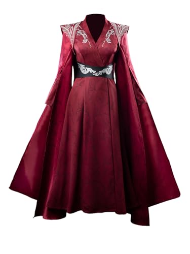 CosFantasy Rhaenyra Cosplay-Kostüm für Damen, Outfit mit Umhang, Halloween-Kostüme, FY0099, M CosFantasy Rhaenyra Cosplay-Kostüm für Damen, Outfit mit Umhang, Halloween-Kostüme, FY0099, M von CosFantasy