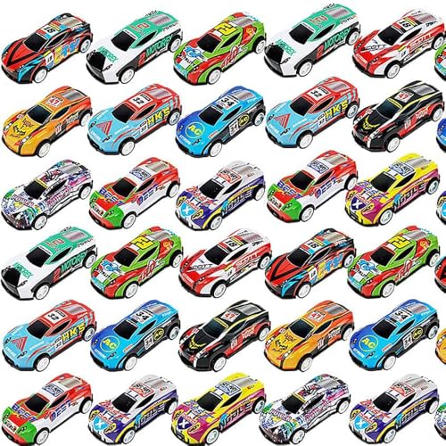 30 Packungen Autos zum Zurückziehen für Kinder, Metall-Druckguss-Autos, Spielzeug, Großpackung, Partyzubehör, Rennautos, Spielzeug, Klassenzimmer, Schatzkiste, Goodie Bag Stuffers, Pinata-Füllstoffe 30 Packungen Autos zum Zurückziehen für Kinder, Metall-Druckguss-Autos, Spielzeug, Großpackung, Partyzubehör, Rennautos, Spielzeug, Klassenzimmer, Schatzkiste, Goodie Bag Stuffers, Pinata-Füllstoffe von Cosaway