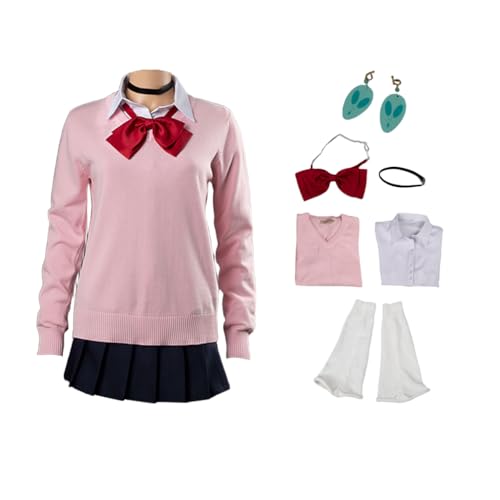 Cosfun Anime Ayase Cosplay-Kostüm für Damen, Schuluniform-Set, Pullover, Röcke, JK-Uniform-Outfit, FY0162 L Cosfun Anime Ayase Cosplay-Kostüm für Damen, Schuluniform-Set, Pullover, Röcke, JK-Uniform-Outfit, FY0162 L von Cosfun