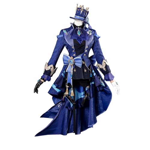 Cosfun Genshin Impact Furina Cosplay Kostüm Jacquard Upgrade Schwarz Version C08735 Größe L Cosfun Genshin Impact Furina Cosplay Kostüm Jacquard Upgrade Schwarz Version C08735 Größe L von Cosfun