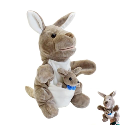 Handpuppen für Kinder Tier Handpuppe 30cm Weiche PP Baumwolle Känguru Handpuppe Kasperletheater Handpuppen Puppe PlüSch Spielzeug Puppe für Storytelling Lehre Geburtstagsgeschenke für Kinder Handpuppen für Kinder Tier Handpuppe 30cm Weiche PP Baumwolle Känguru Handpuppe Kasperletheater Handpuppen Puppe PlüSch Spielzeug Puppe für Storytelling Lehre Geburtstagsgeschenke für Kinder von Cosiesnest
