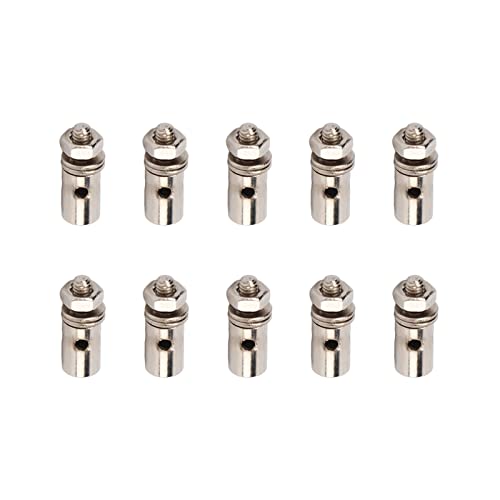Cosiki Einstellbarer Servo-Schubstangenanschluss, Verbindungsstopper, Edelstahl, 10 Stück/Set, 1,3 Mm, RC-Flugzeug-Flugzeugteile für Modellflugzeug-Steuerflächen Cosiki Einstellbarer Servo-Schubstangenanschluss, Verbindungsstopper, Edelstahl, 10 Stück/Set, 1,3 Mm, RC-Flugzeug-Flugzeugteile für Modellflugzeug-Steuerflächen von Cosiki