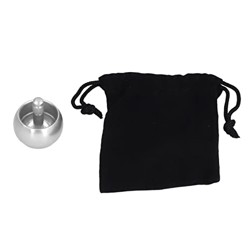 Cosiki Gyroskop, Giroskopio mit 2pcs Edelstahl Gyroscope -Spielzeug für Spielzeuggeschenk (Silver) von Cosiki