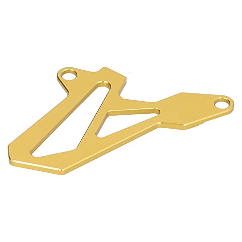 Cosiki Kettenwache, Motorradkettenschutz -Abdeckung Aluminiumlegierung Anodierte Frontkettenabdeckung Motorradschutzschutz für DRZ400S/ 2000-2016 (Gold) von Cosiki