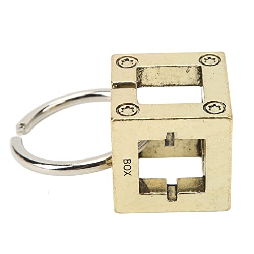 Cosiki Luban Lock -Puzzle, Metallrätsel für Erwachsene mit Hirnteaser -Rätseln Gehirn Teaser Rätsel Mini Spiele für Hirnteaser Rätsel von Cosiki
