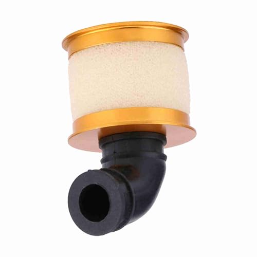 Cosiki RC -Auto -Luftfilter, Kapperluftfilterschwamm Abdeckung Easy Installation Alumnium Legierungschwamm RC Aluminium Capped Air Filter für HSP 94122/188 1/10 Autos (Gold) von Cosiki