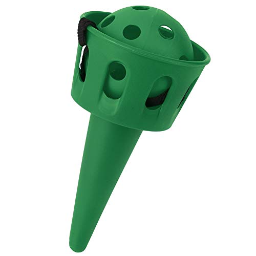 Scoop-Ball-Set, Wurf- und Fangball-Set, Kunststoff-Trainings-Fangball-Spielset für, 25,98 Zoll Seillänge für Kinderunterhaltung (Green) von Cosiki