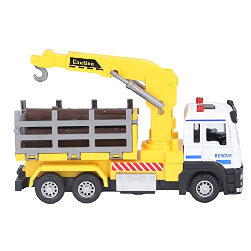 Cosiki Spielzeugwagen, Müllwagenspielzeug Truck Toy Logging Truck Spielzeug RC Gabelstapler -LKW -Modell (Yellow) von Cosiki