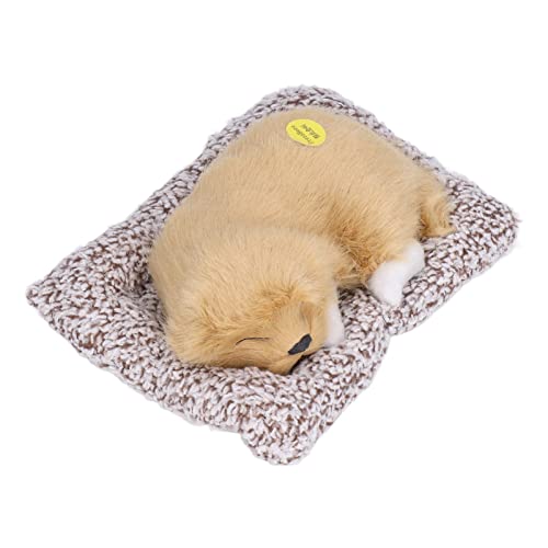 Cosiki Welpenspielzeug, Golden Retriever Gefülltes Tier Entzückende Schlafende Welpe Realistisch Schlafende Welpen Hunde Spielzeug Dekorationen (Labrador) von Cosiki