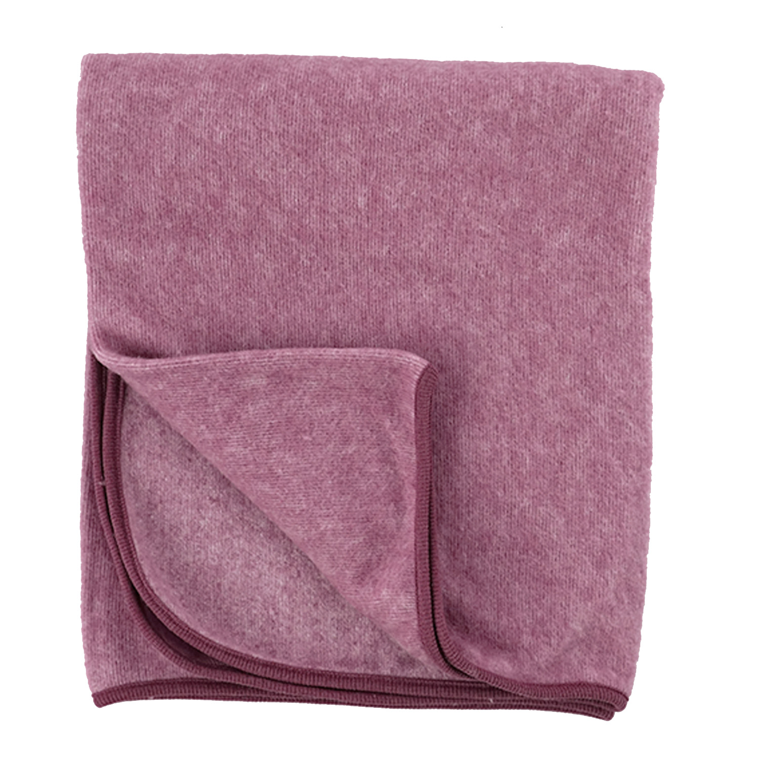 Cosilana Baby-Decke aus Woll-/Baumwollfleece - 139 Bordeaux von Cosilana