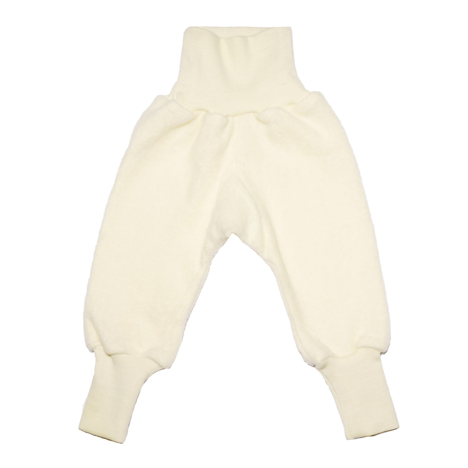 Cosilana Baby-Hose aus Woll-/Baumwollfleece - 50 / 56 01 Natur von Cosilana