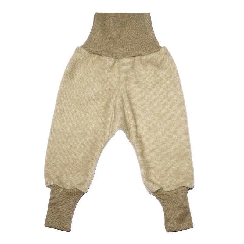 Cosilana Baby-Hose aus Woll-/Baumwollfleece - 50 / 56 100 Beige von Cosilana