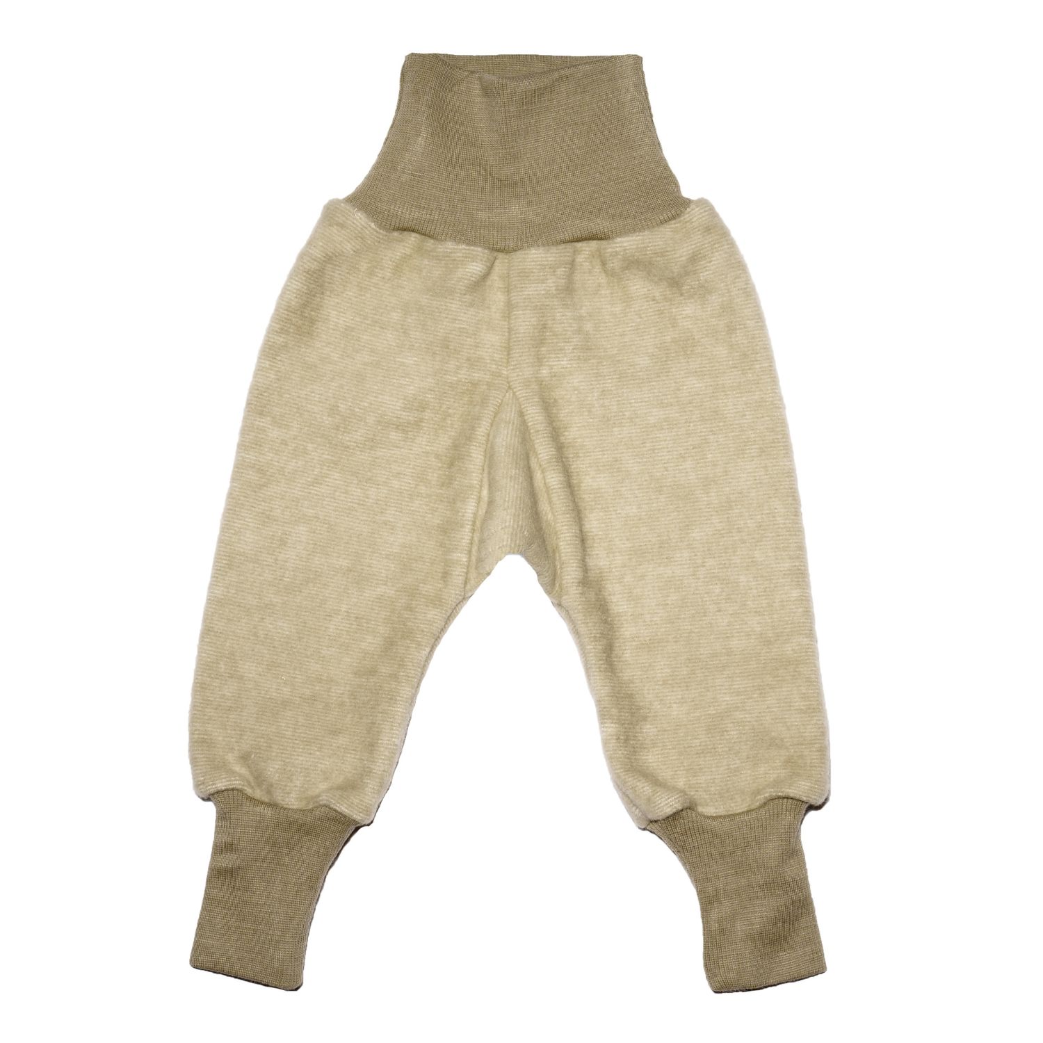 Cosilana Baby-Hose aus Woll-/Baumwollfleece - 74 / 80 100 Beige von Cosilana
