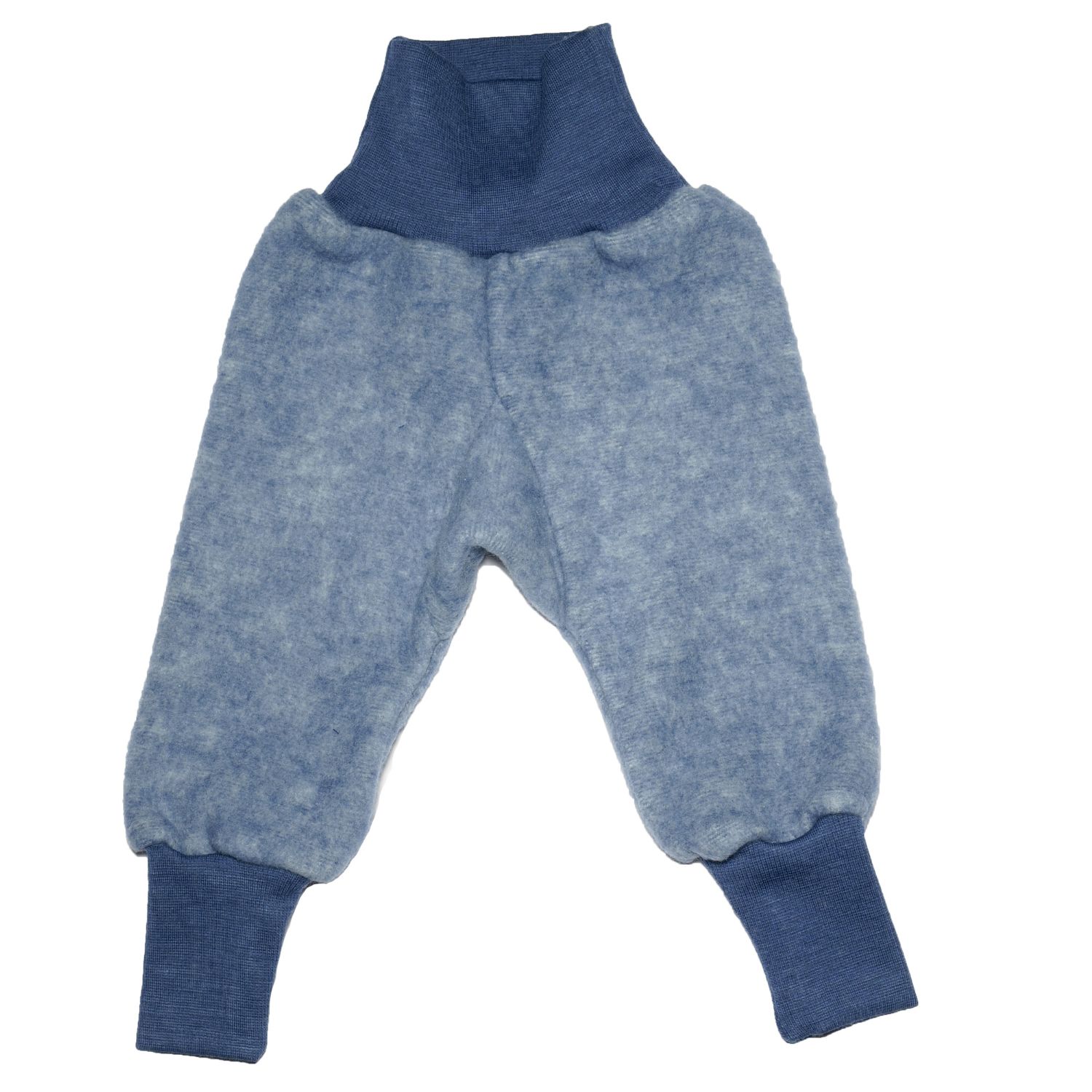 Cosilana Baby-Hose aus Woll-/Baumwollfleece - 74 / 80 108 Blau von Cosilana