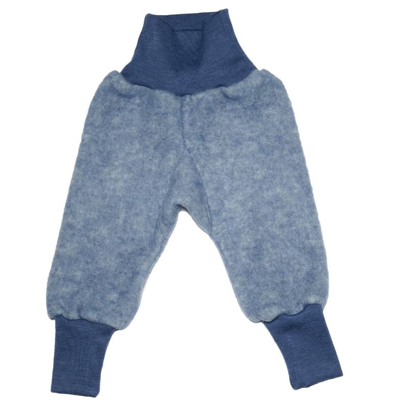 Cosilana Baby-Hose aus Woll-/Baumwollfleece - 74 / 80 108 Blau von Cosilana