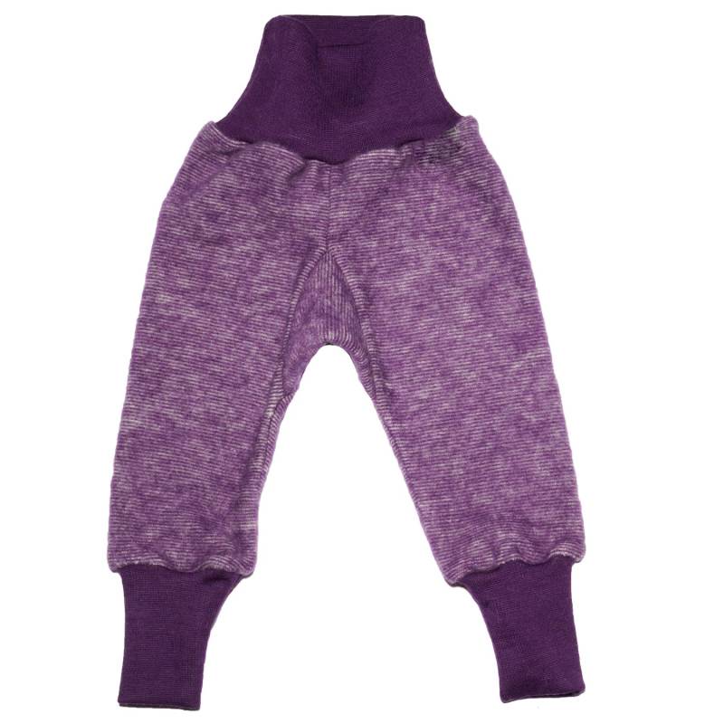 Cosilana Baby-Hose aus Woll-/Baumwollfleece - 74 / 80 113 Lila von Cosilana