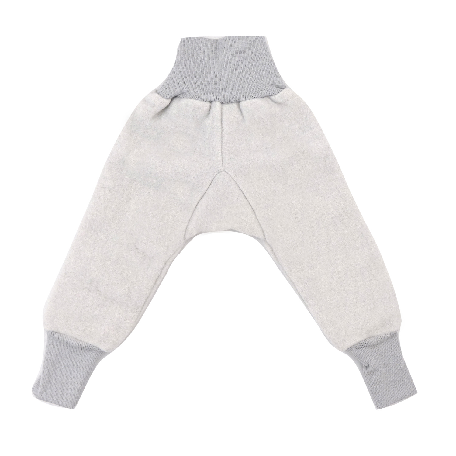 Cosilana Baby-Hose aus Woll-/Baumwollfleece - 86 / 92 140 Grau von Cosilana