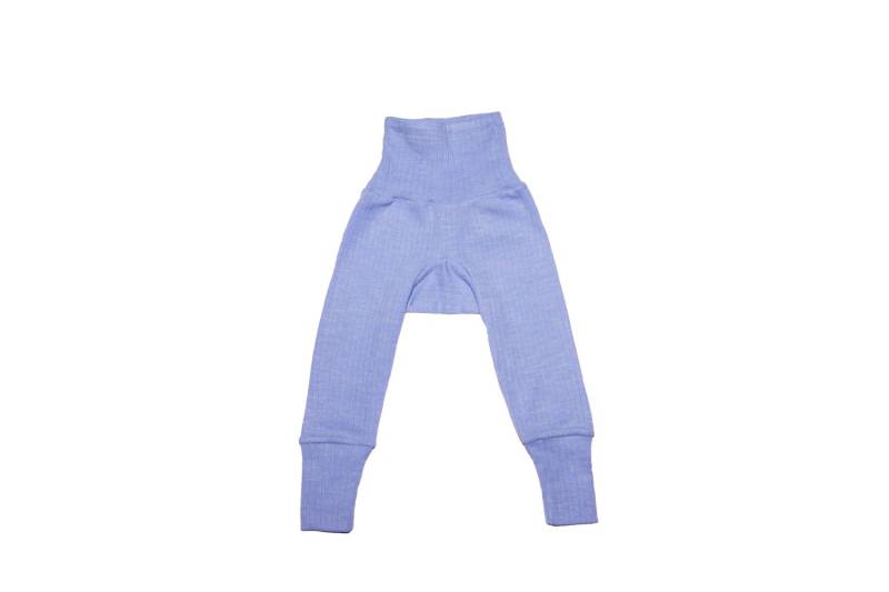 Cosilana Baby-Hose mit Bund aus Wolle/Seide/Baumwolle - 50 / 56 06 Hellblau von Cosilana