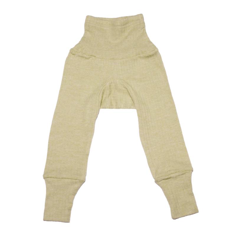 Cosilana Baby-Hose mit Bund aus Wolle/Seide/Baumwolle - 62 / 68 21 Grün von Cosilana