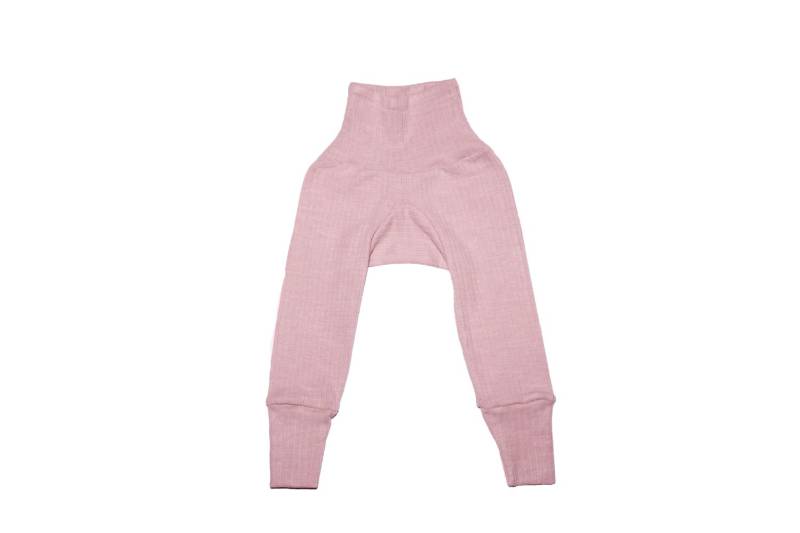 Cosilana Baby-Hose mit Bund aus Wolle/Seide/Baumwolle - 62 Altrosa 98 / 104 von Cosilana