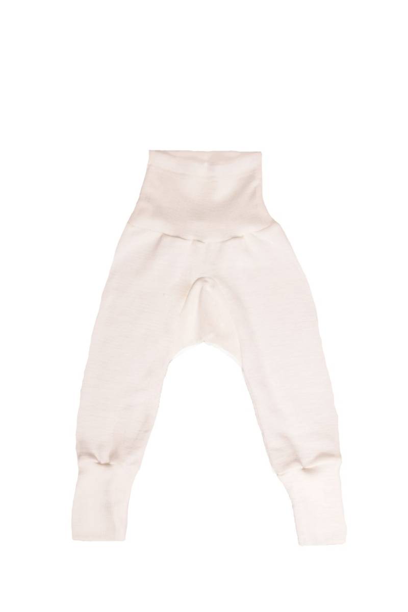 Cosilana Baby-Hose mit Bund aus Wolle/Seide - 01 Natur 86 / 92 von Cosilana