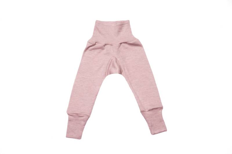 Cosilana Baby-Hose mit Bund aus Wolle/Seide - 262 Rosé Melange 74 / 80 von Cosilana