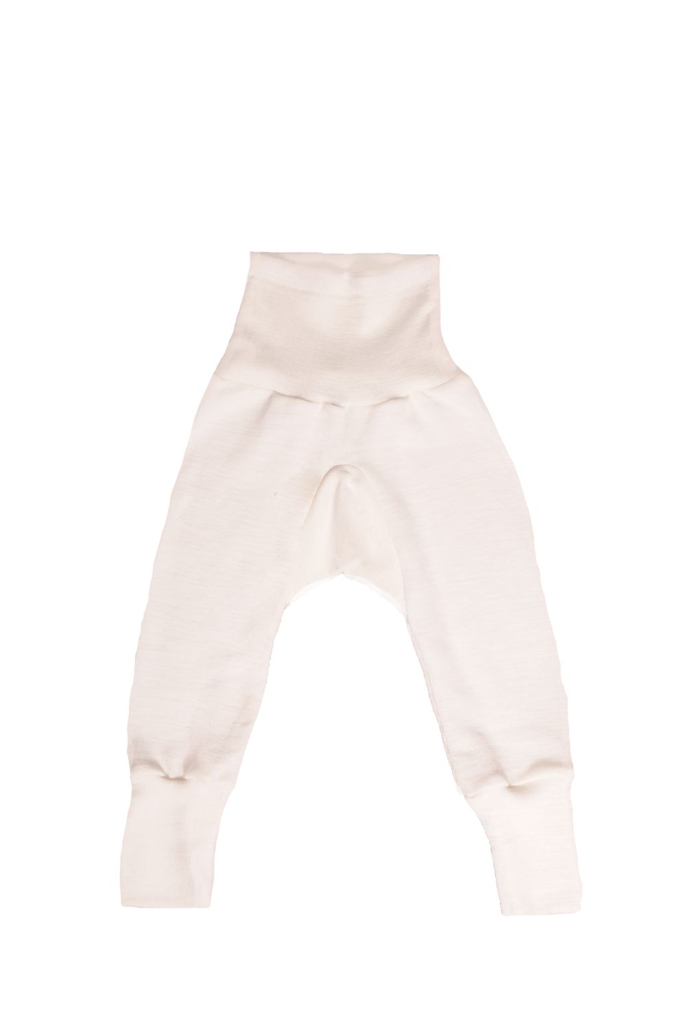 Cosilana Baby-Hose mit Bund aus Wolle/Seide - 01 Natur 50 / 56 von Cosilana