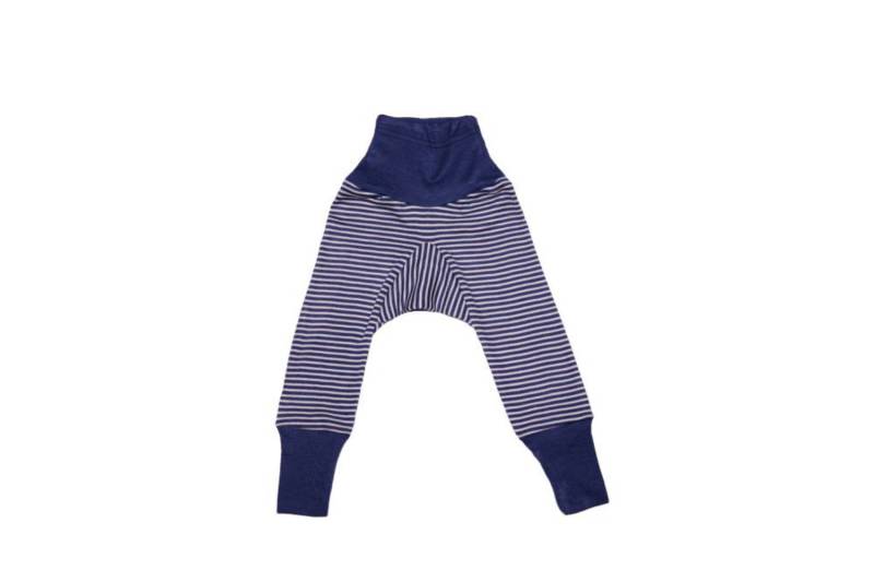 Cosilana Baby-Hose mit Bund aus Wolle/Seide - 86 / 92 128 Blau-Natur gestreift Cosilana Baby-Hose mit Bund aus Wolle/Seide - 86 / 92 128 Blau-Natur gestreift von Cosilana