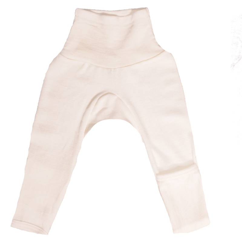 Cosilana Baby-Hose mit Kratzschutz aus Wolle/Seide - 01 Natur 86 / 92 von Cosilana