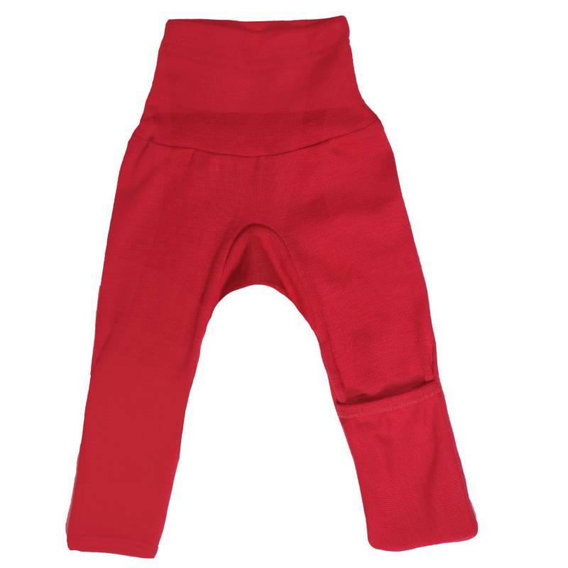 Cosilana Baby-Hose mit Kratzschutz aus Wolle/Seide - 04 Rot 74 / 80 von Cosilana