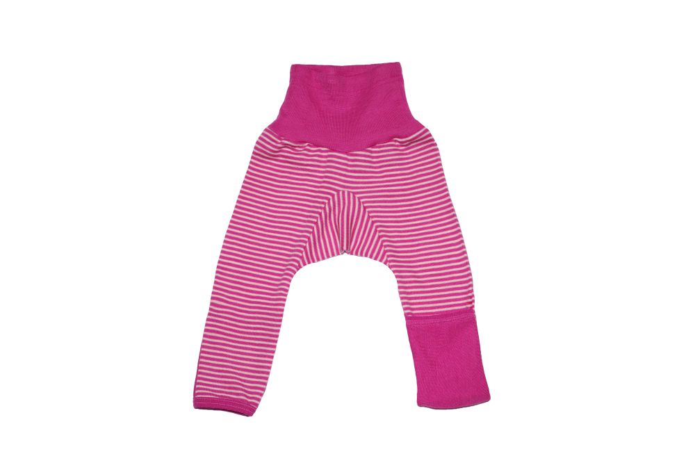 Cosilana Baby-Hose mit Kratzschutz aus Wolle/Seide - 130 Pink-Natur gestreift 86 / 92 Cosilana Baby-Hose mit Kratzschutz aus Wolle/Seide - 130 Pink-Natur gestreift 86 / 92 von Cosilana