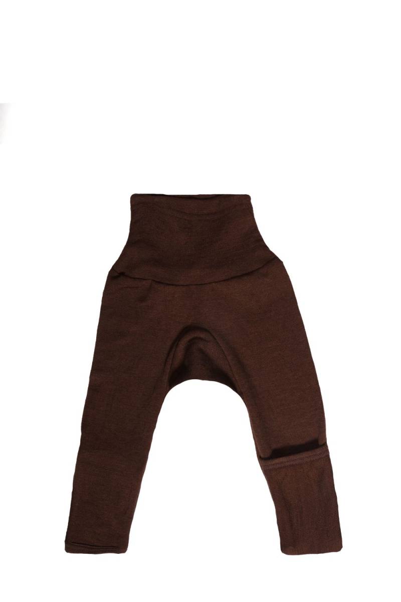 Cosilana Baby-Hose mit Kratzschutz aus Wolle/Seide - 28 Braun 86 / 92 von Cosilana