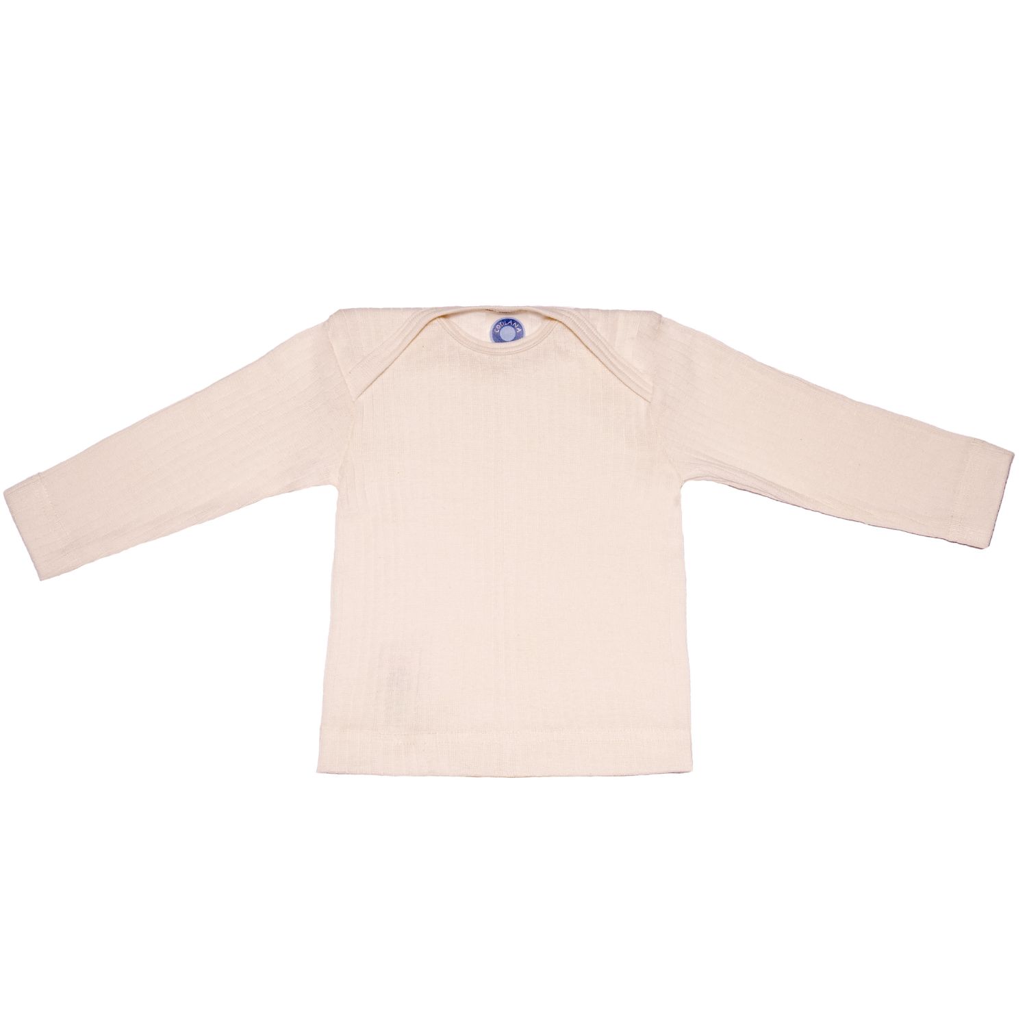 Cosilana Baby Schlupfhemd (Langarm) aus Baumwolle Wolle Seide - 01 Natur 86 / 92 von Cosilana