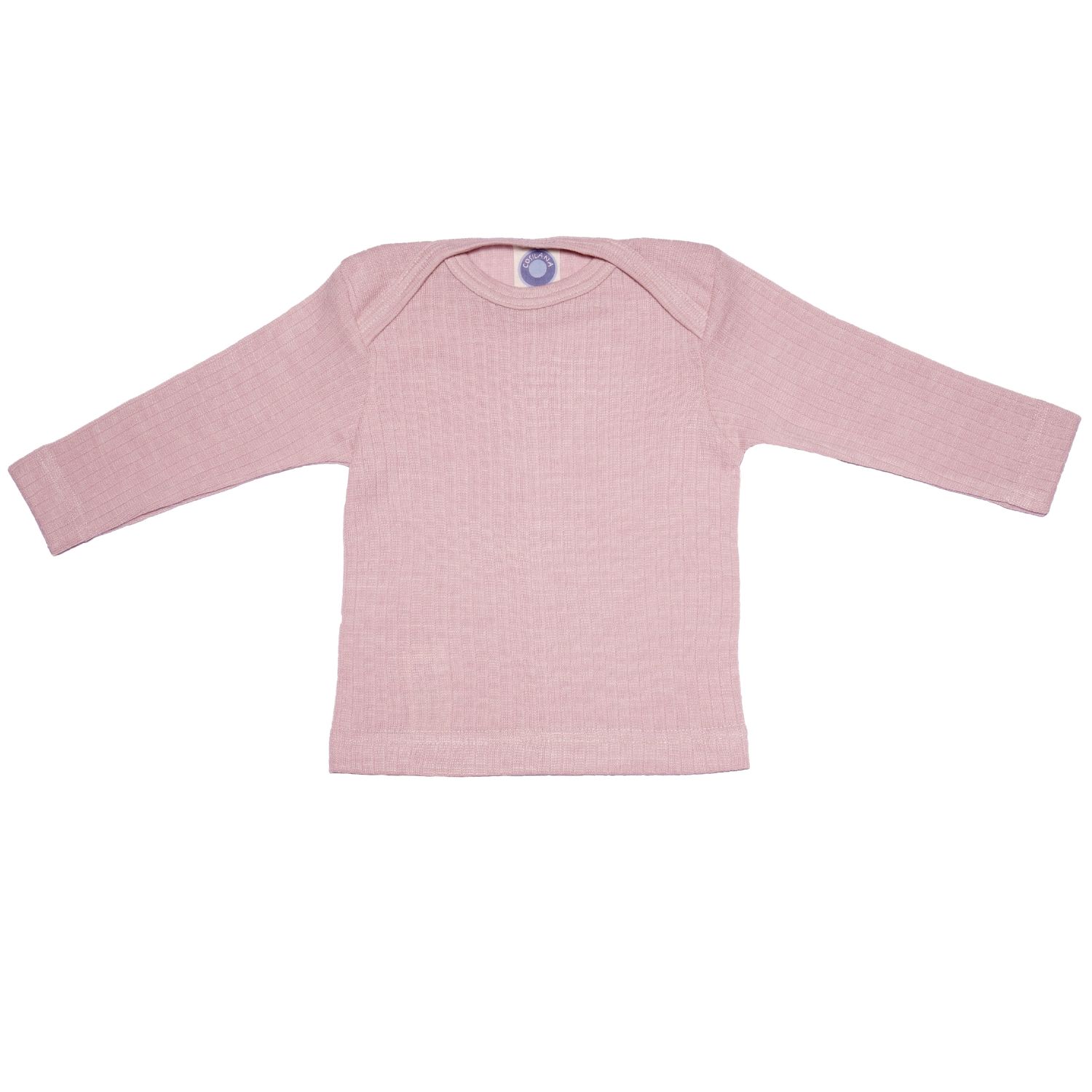 Cosilana Baby Schlupfhemd (Langarm) aus Baumwolle Wolle Seide - 98 / 104 62 Altrosa von Cosilana